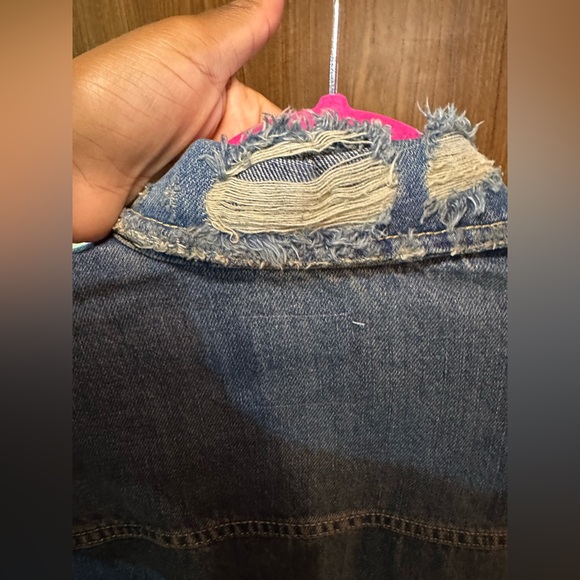 Zara Ripped denim jacket dress - Picture 7 of 11